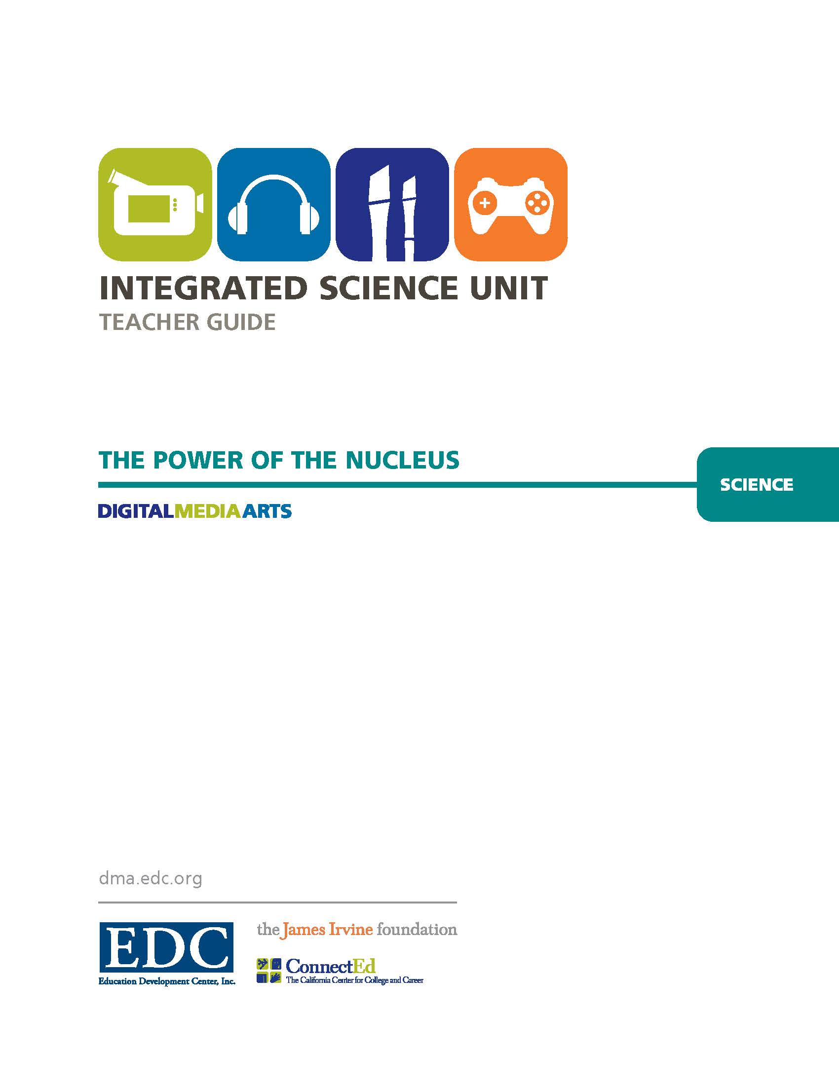 Cover page for "The Power of the Nucleus" Teacher Guide